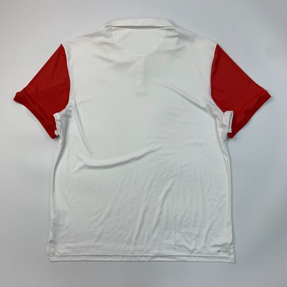 Nike Golf Shirt Mens XL Extra Large Performance Dri Fit Advantage Split Hem Polo - Picture 6 of 10